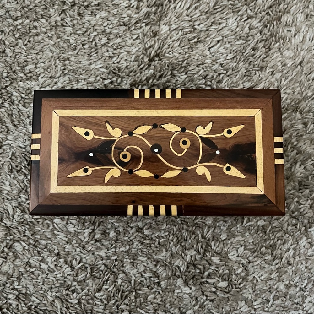 Moroccan Decorative Box with Hidden Compartments